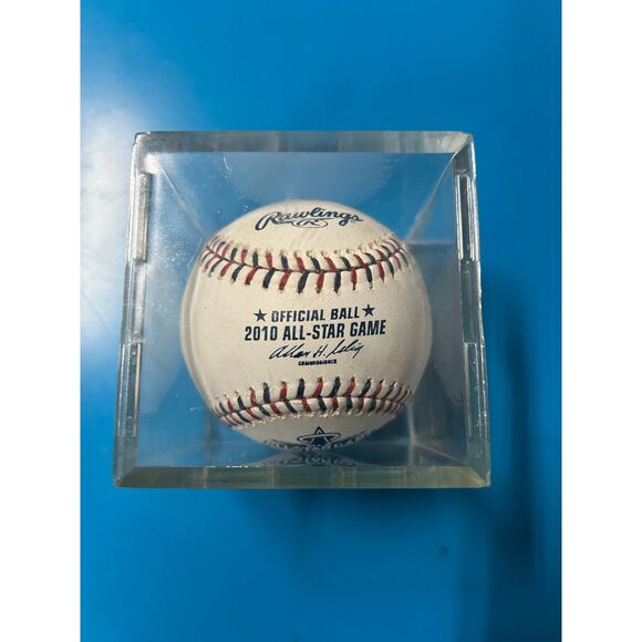 2010 All-Star Game Official Ball MLB Baseball Clear Display Case - Picture 2 of 5